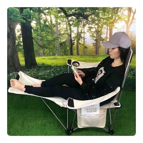 GR516 كرسي استرخاء قابل للطي مع قاعدة أكواب