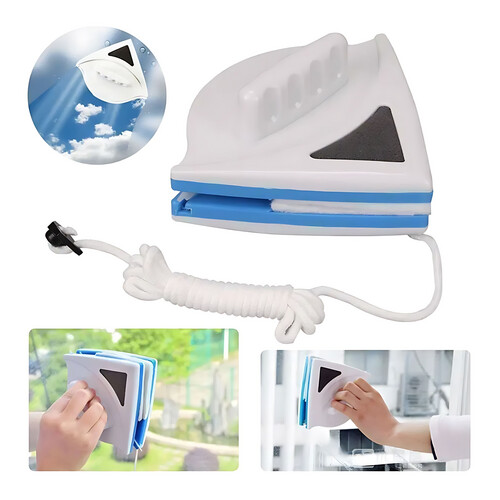 GR3180 فرشاة تنظيف زجاج مغناطيسية مزدوجة الجوانب لتنظيف النوافذ