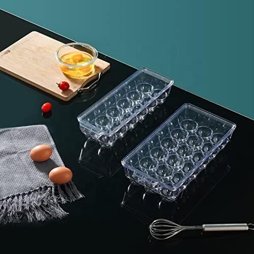 GR3472 صندوق تخزين البيض 18 مكان مع غطاء