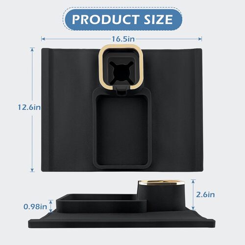 GR3525 حامل اكواب لمسند ذراع الاريكة من السيليكون مضادة للانزلاق