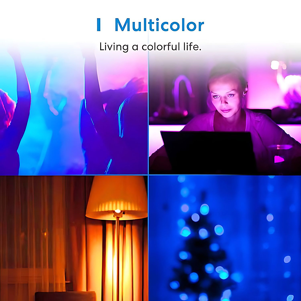 GR418 مصباح LED ذكي بتقنية Wi-Fi RGB