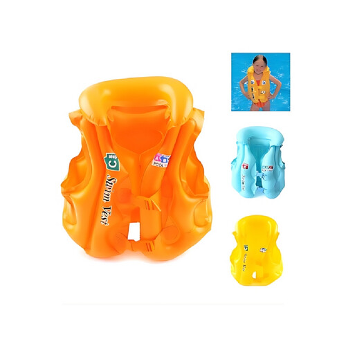 GR3109 جاكيت طفاحية (Life Jacket) للأطفال  اللون برتقالى