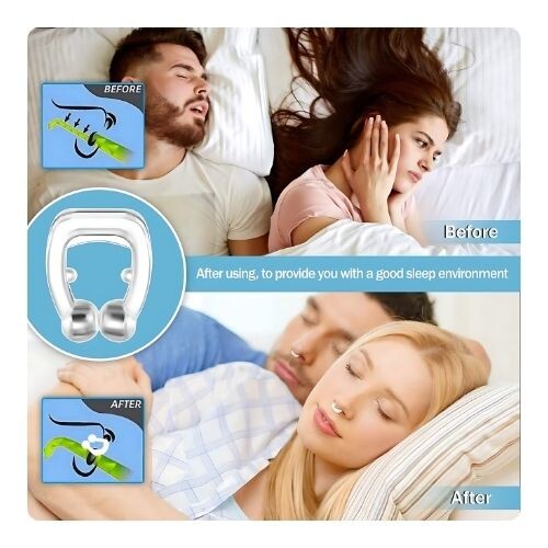 GR449 مشبك أنف سيليكون مغناطيسي صغير مزود بفتحات تهوية 4 قطعة