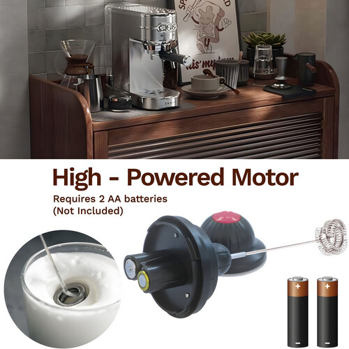 GR3276 صانع رغوة حليب زجاجي مقاوم للحرارة - 450 مل