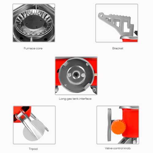 GR3421 موقد غاز صغير ومحمول للتخييم