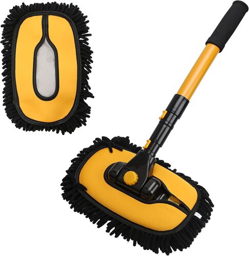 GR3501 فرشاة غسيل السيارة بعقدة 15 درجة مع مقبض تلسكوبي من لوكويك