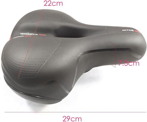 GR3504 مقعد دراجة بتصميم مريح بتقنية O-Zone وحشوة إسفنجية مريحة