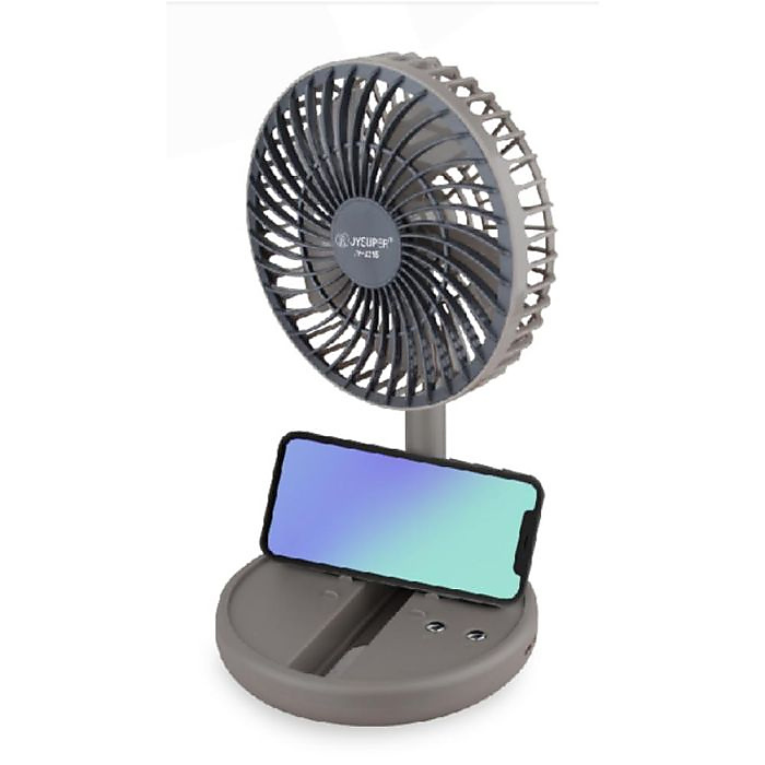 GR3441 مروحة ميني محمولة قابلة للشحن مع إضاءة LED