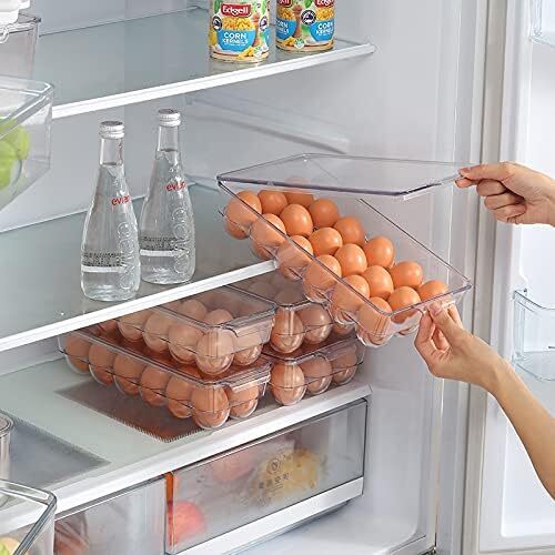 GR3472 صندوق تخزين البيض 18 مكان مع غطاء