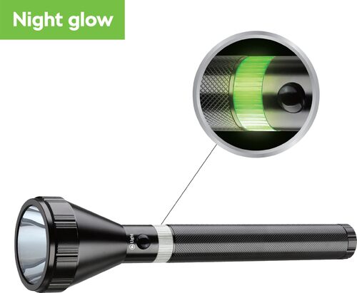 GR3452 مصباح يدوي LED قابل لإعادة الشحن مصنوع من الألومنيوم - مع كرتون