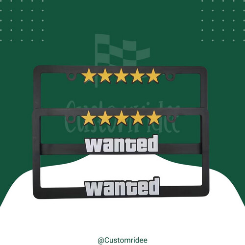 إطار لوحة WANTED-اصفر