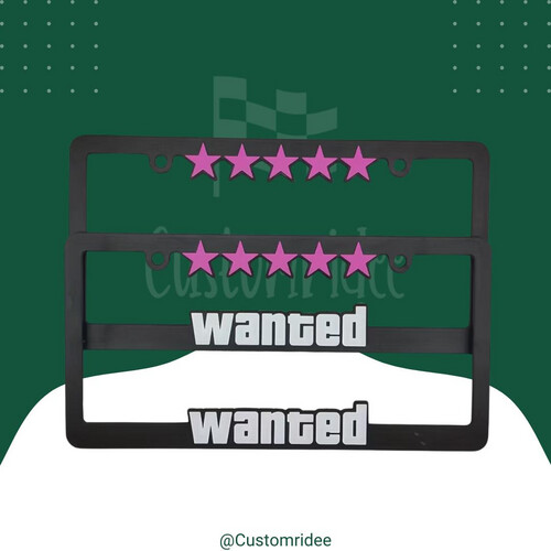 إطار لوحة WANTED-وردي