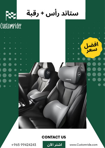 Orthopedic Car Headrest & Neck Support Kit