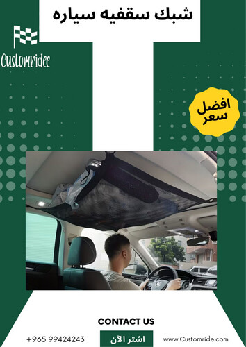 شبك تخزين سقف السيارة الداخلي