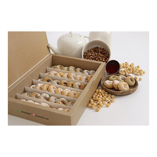 Pistachio Petit Four, Hazelnut Petit Four and Saffron