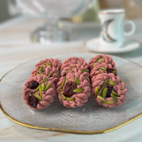 Ruby Fudge with Cranberries