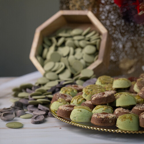 Pistachio and Hazelnut Sableh