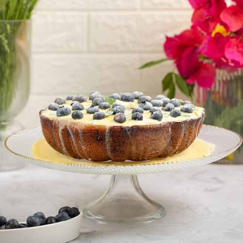 Cranberry Caramel Cake
