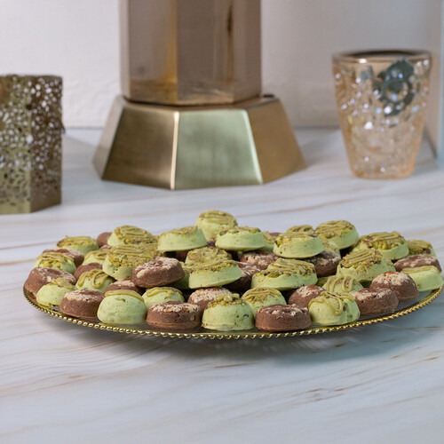 Pistachio and Hazelnut Sableh