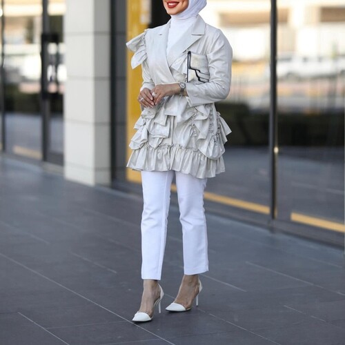 ruffels blazer