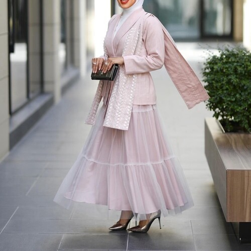 Set Blazer and skirt (nude)