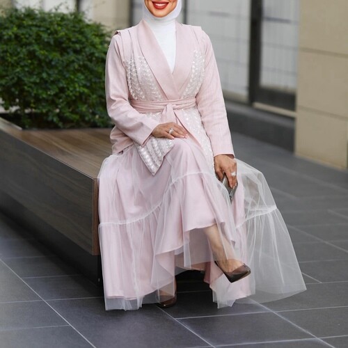 Set Blazer and skirt (nude)