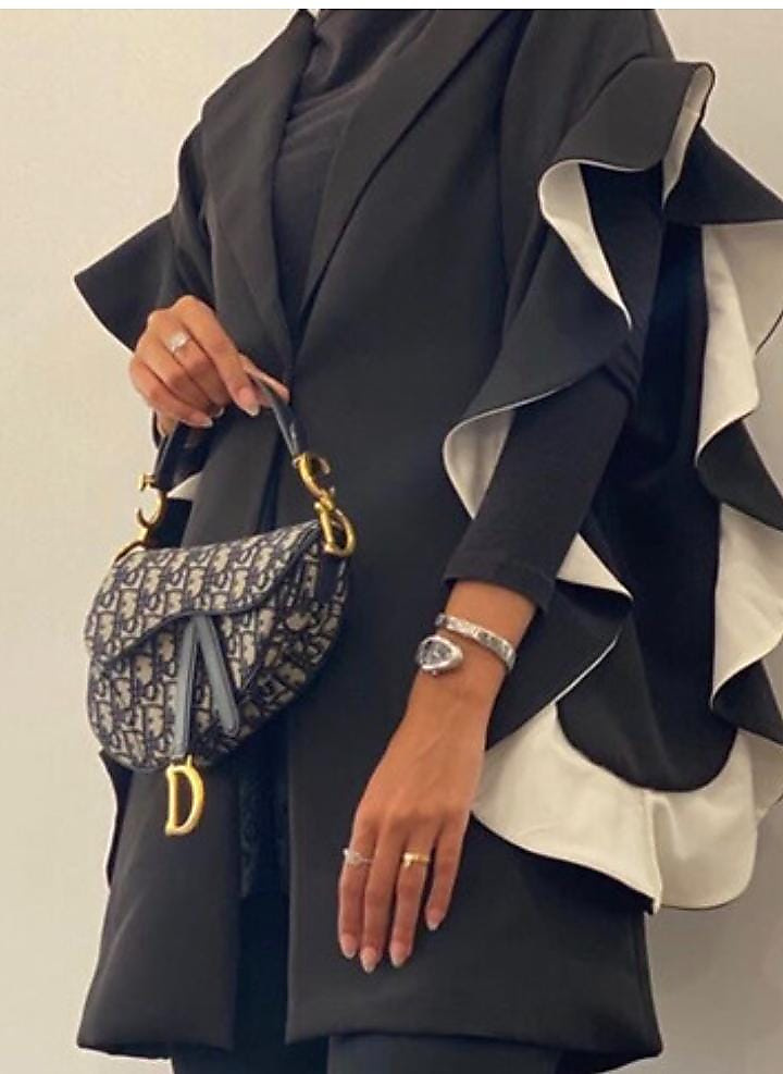RUFFLES BLAZER