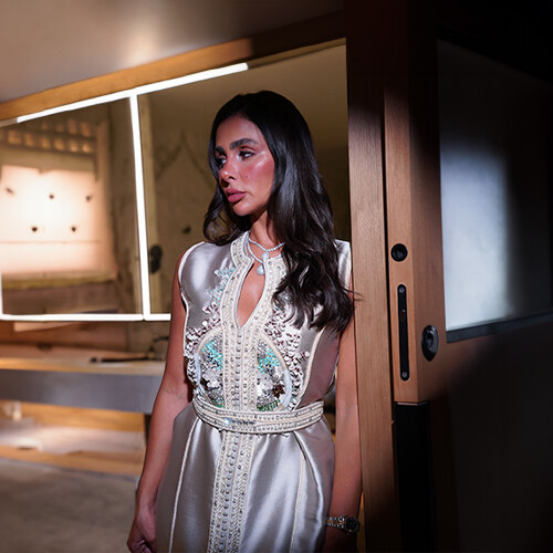 قفطان مغربي مطرز