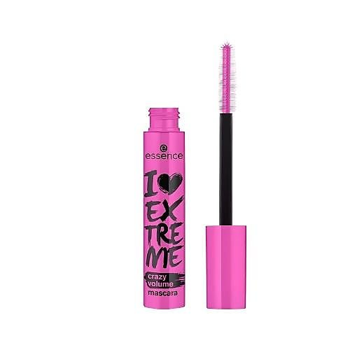 Intensive mascara with an extra-large plastic brush for exceptionally thick lashes - dark black crea