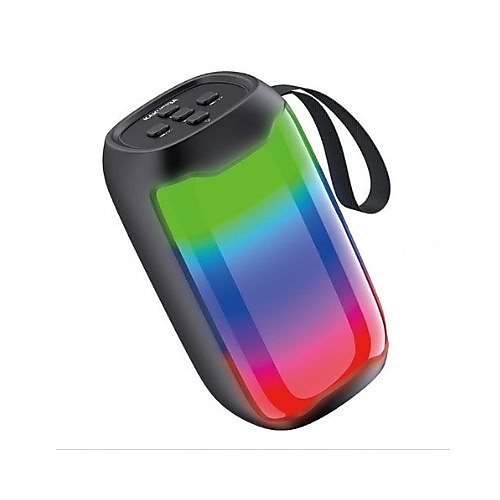 KAKU/KAKUSIGA Colorful Wireless Speaker, Large Display, Bluetooth 5.0, Portable with Microphone, Pla