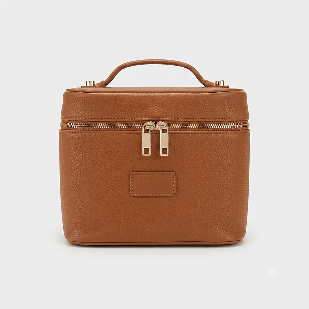 Cosmetic bag - Light brown
