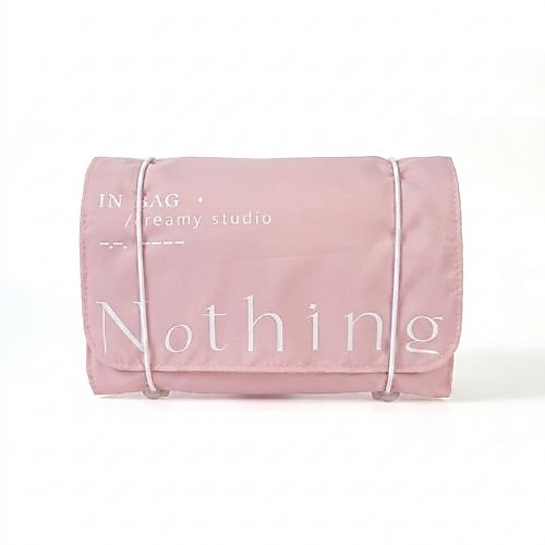 Compact, detachable, and hangable travel toiletry bag – Pink