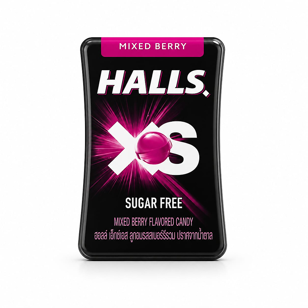 HALLS XS Sugar Free – Mixed Berr