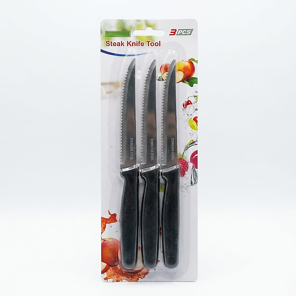 Set of 3 steak knives