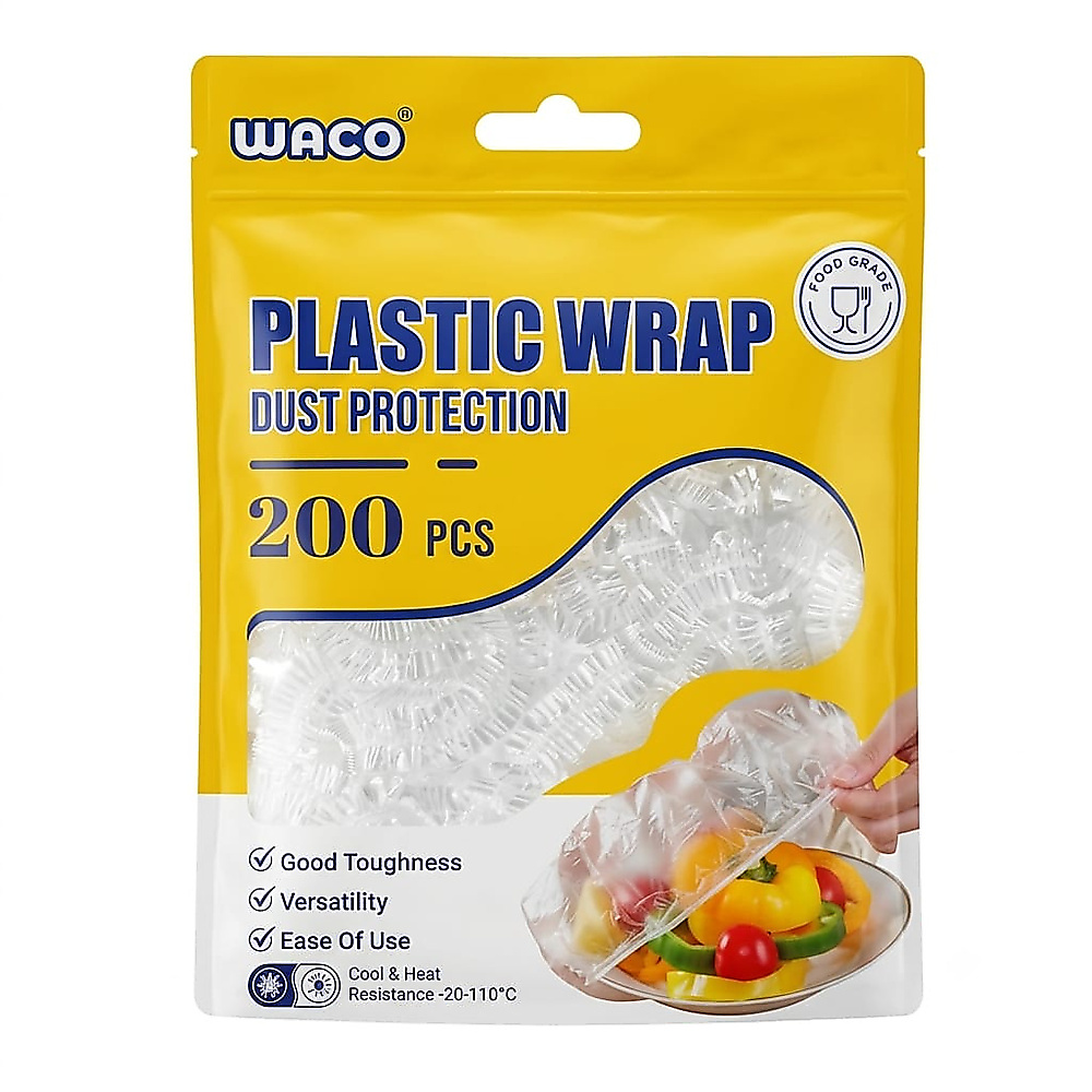 Plastic food wraps (Plastic Wrap) for food protection - 200 pieces