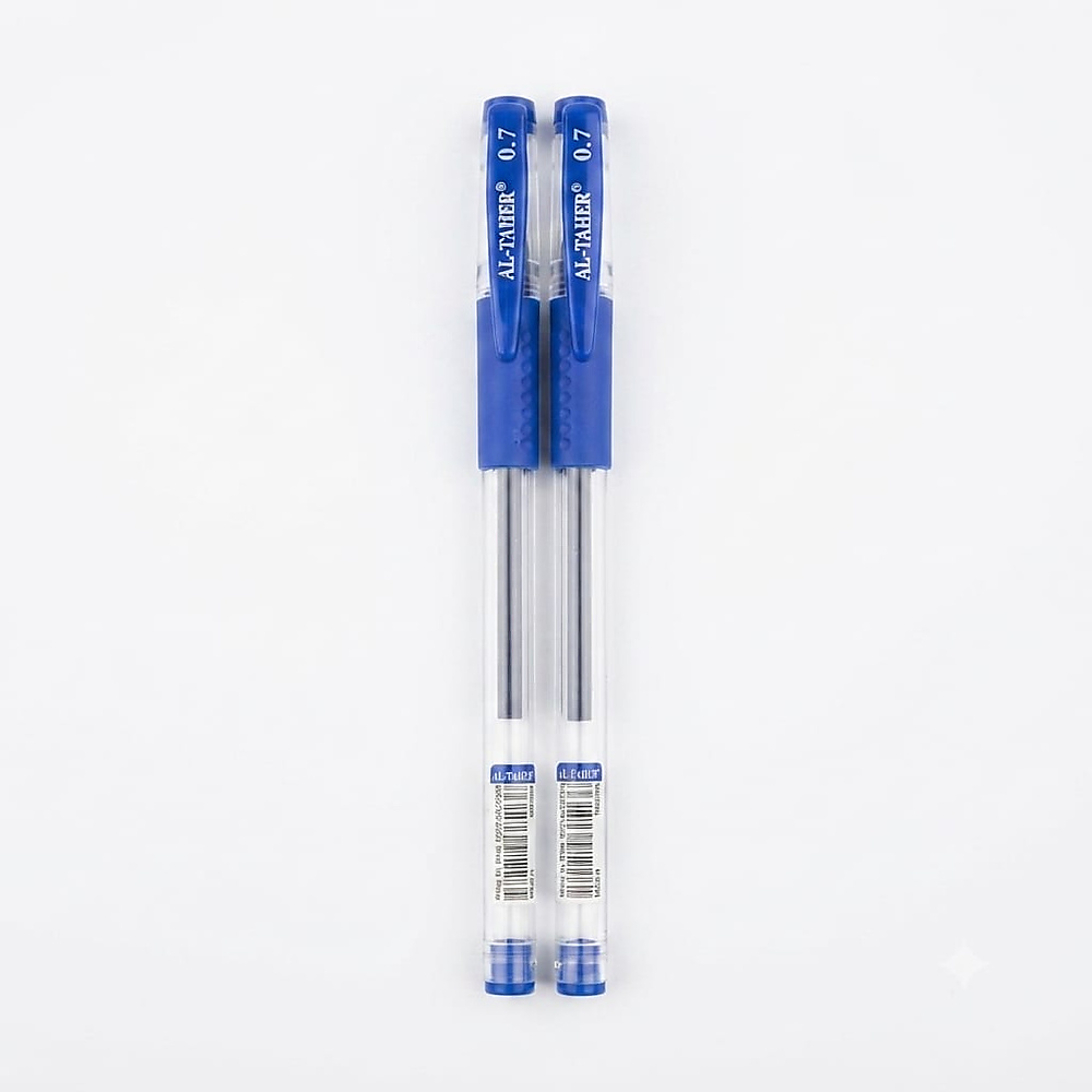 2 Blue Ballpoint Pens