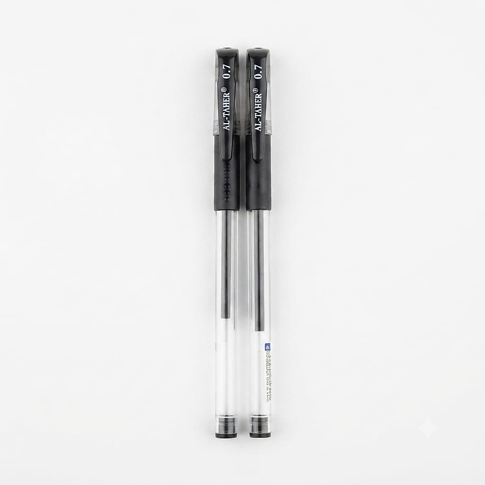 Black ballpoint pen, quantity: 2