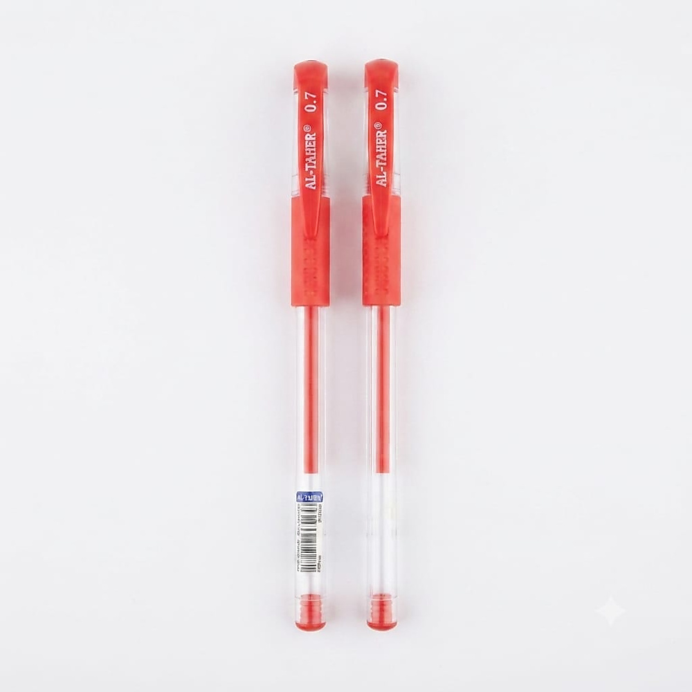 Red ballpoint pen (2 count)
