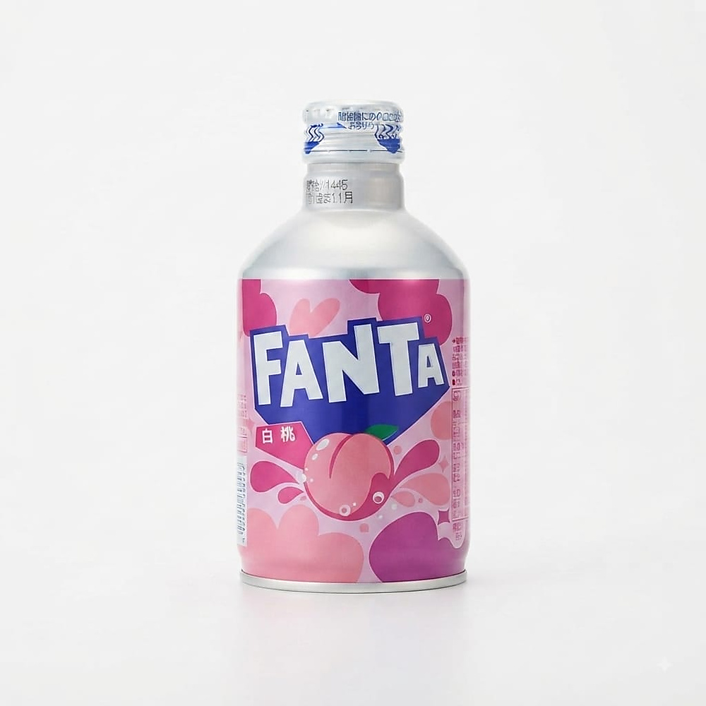 White Peach Flavored Fanta - Imported