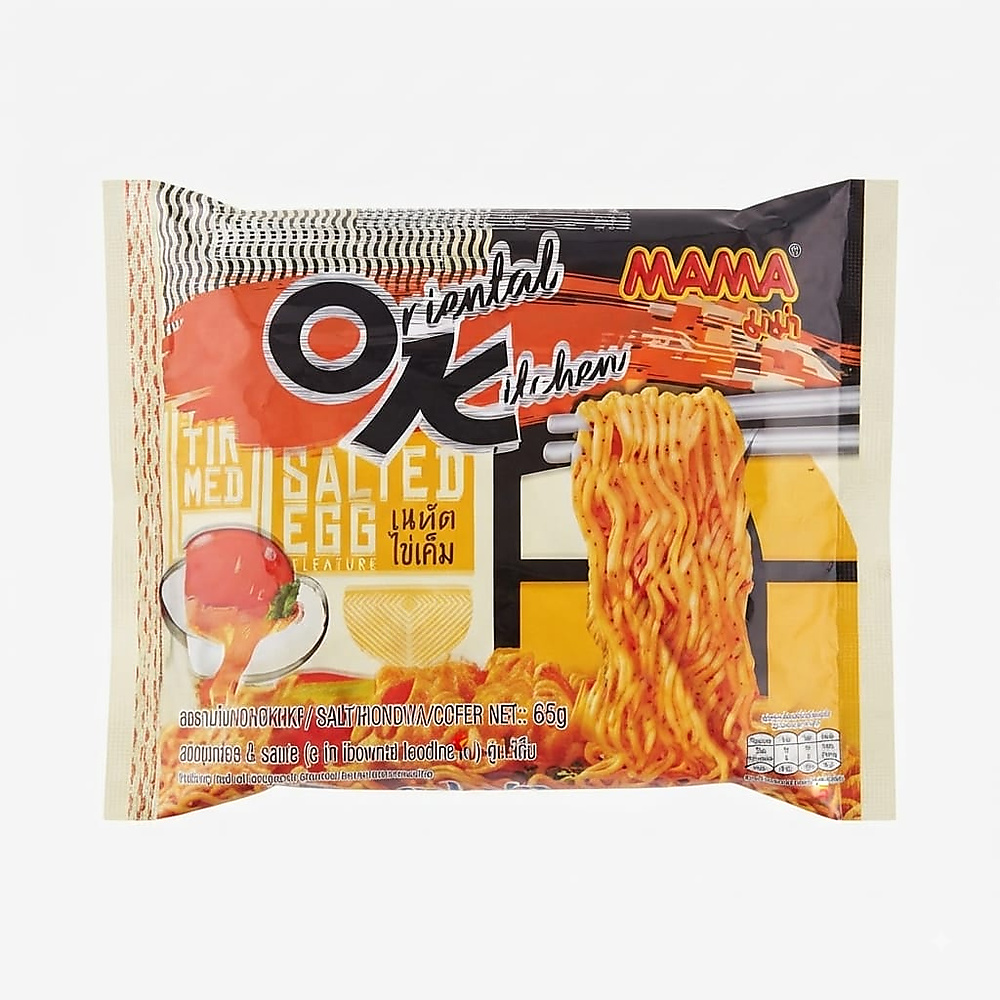 Salted egg-flavored noodles