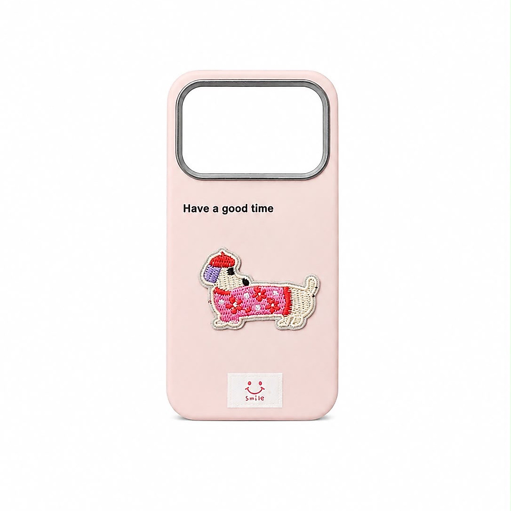 Pink iPhone 17 Pro   case with "DAILY LIFE" logo