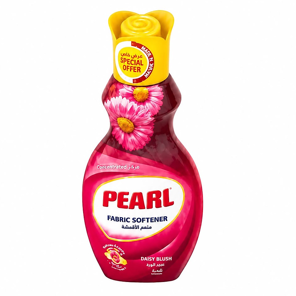 منعم أقمشة PEARL – Daisy Blush 🌸✨تركيبة مركزة تساعد على منح الملابس نعومة وانتعاشًا برائحة زهرية جمي