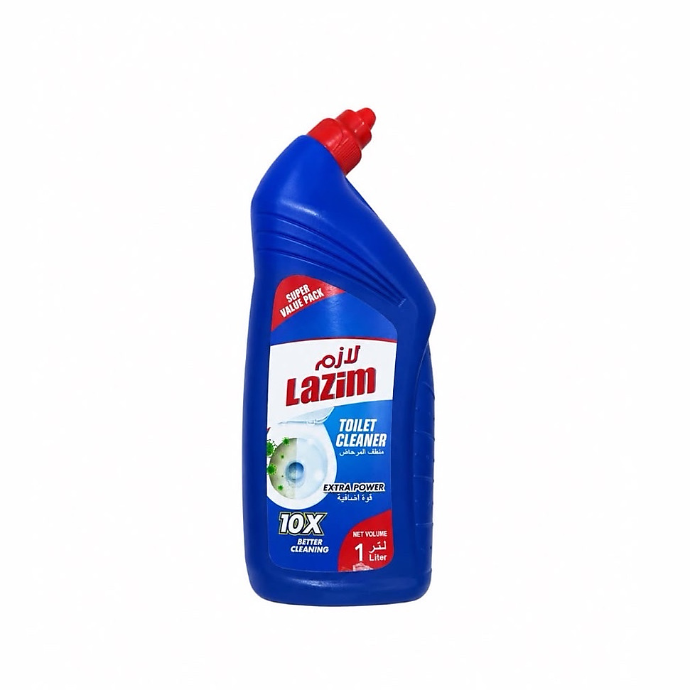 نظافة أقوى للحمام Lazim Toilet Cleanerقوة تنظيف إضافية لإزالة الأوساخ والترسبات