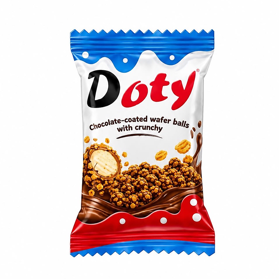 Doty Chocolate-Coated Wafer Balls