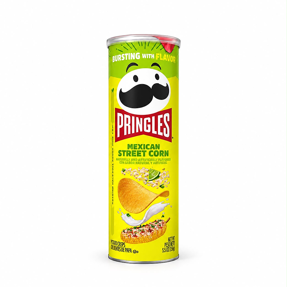 Pringles Mexican Street Corn Potato Crisps.