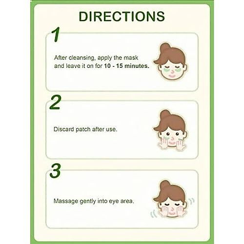 Under eye Aloe Gel Eye Mask, for dark circles and puffiness, dry eyes, brightening, korean skin care