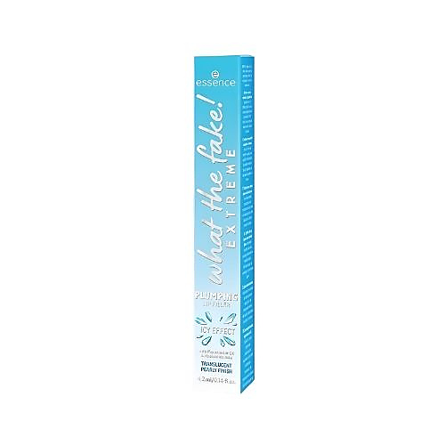Lip gloss for plumped up, full looking lips with a glossy finish
