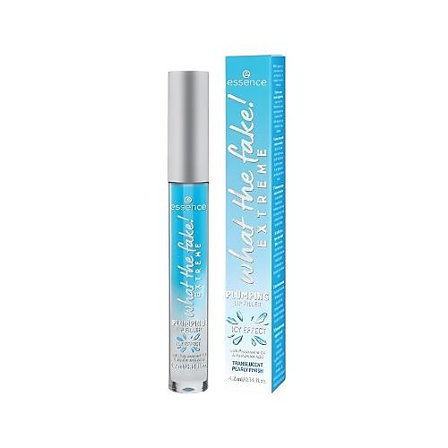 Lip gloss for plumped up, full looking lips with a glossy finish