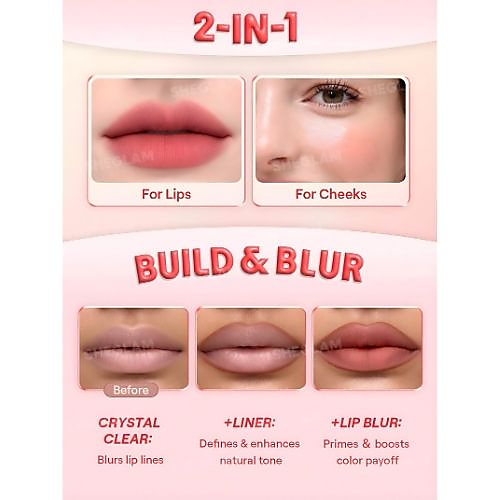 sheglam - Bounce Putty Pocket Lip Pot-Cherry Cheer