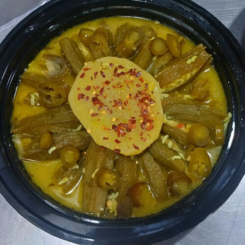 30 قطعة بامية ليمون حار